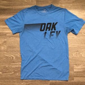 Oakley Sunglasses Men's Blue Short Sleeved Tee